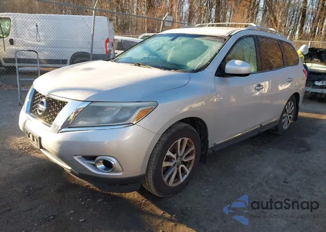 2015 Nissan Pathfinder Sl from USA, damaged, VIN 5N1AR2MM1FC689634